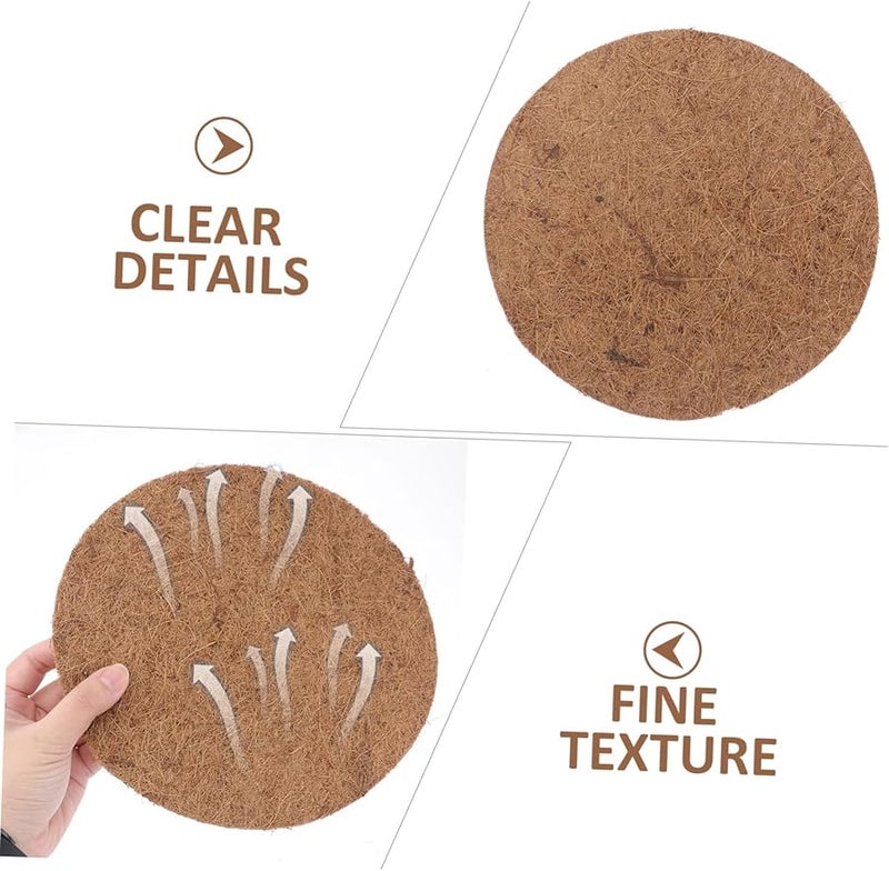 وسادة عش الطيور الطبيعية من أوراق النخيل 10 قطع قفص الطيور الخارجي للطيور البرية - Image 2